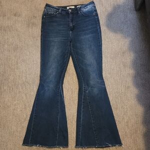 KanCan Deep Blue Flare Jeans